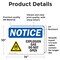 Signmission Explosive Gas Do Not Open Sign, Vinyl Decal, 14in W x 10in L, 2PK OS-2PACK-NS-D-1014-L-12275 - alternate 2